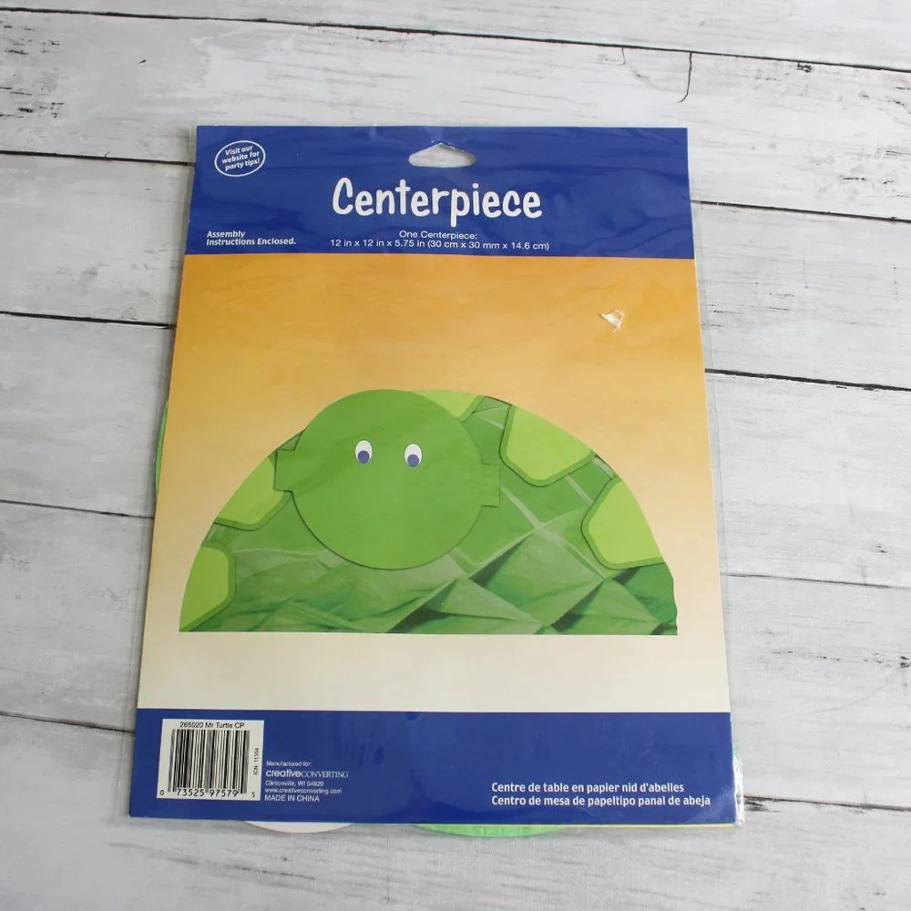 Kid Birthday Party LOT Turtle Plates Invitations Disposable Paper